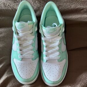 Nike Dunk Lows Green Glow